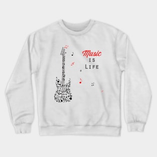 Music Is Life #2 Crewneck Sweatshirt